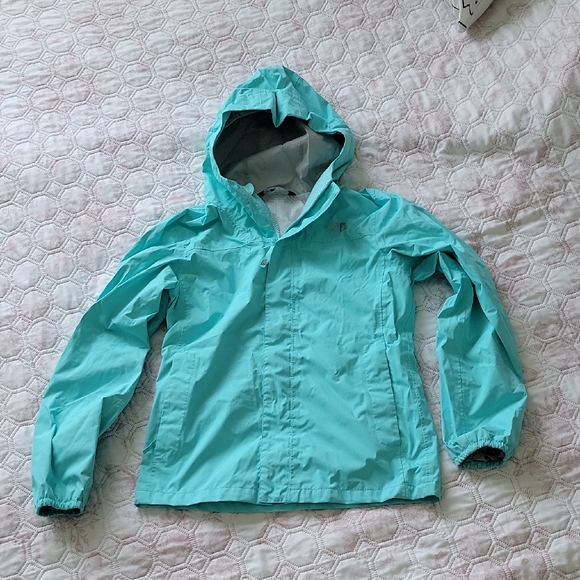 The North Face Other - The North Face Kids Turquoise Raincoat